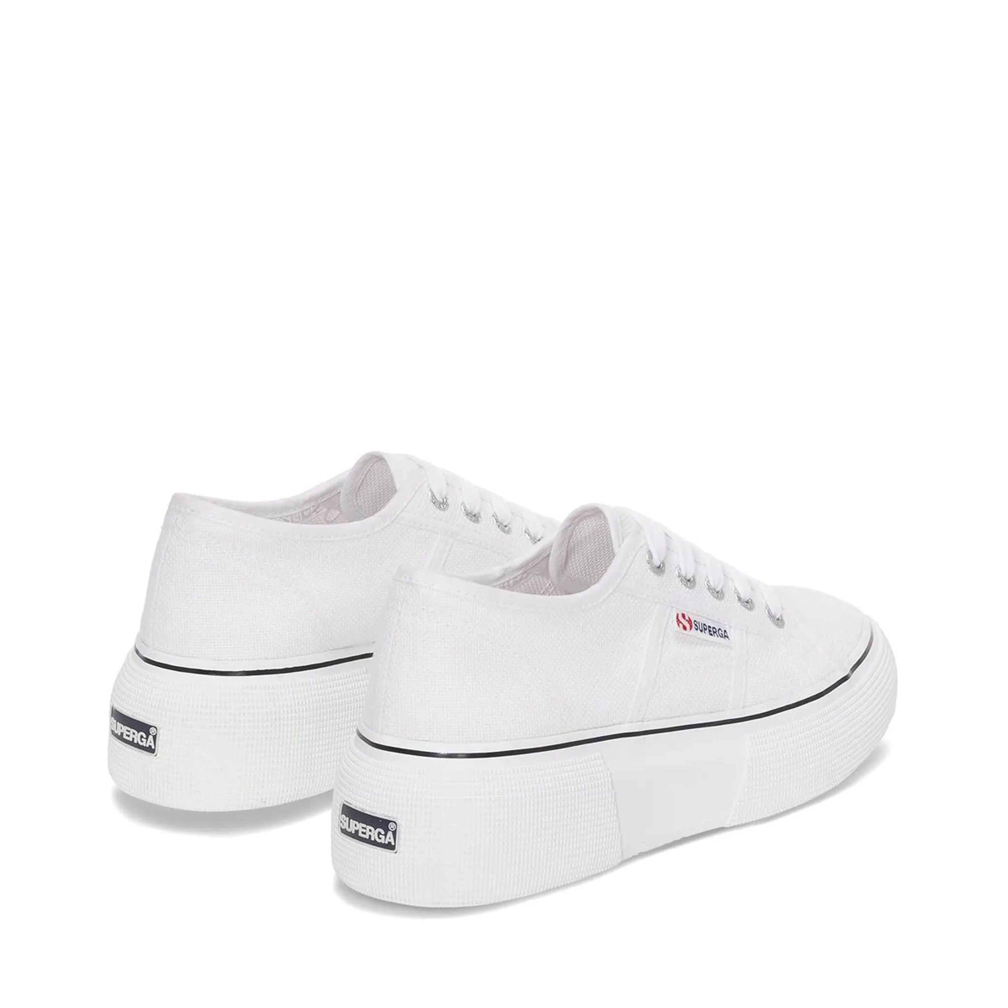 2287 Bubble Line Sneakers - White Black