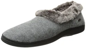 Acorn Women’s Chinchilla Moccasin Slippers, Plush Faux Fur with a Multi-Layer Memory Foam Footbed And A Rubber Sole.