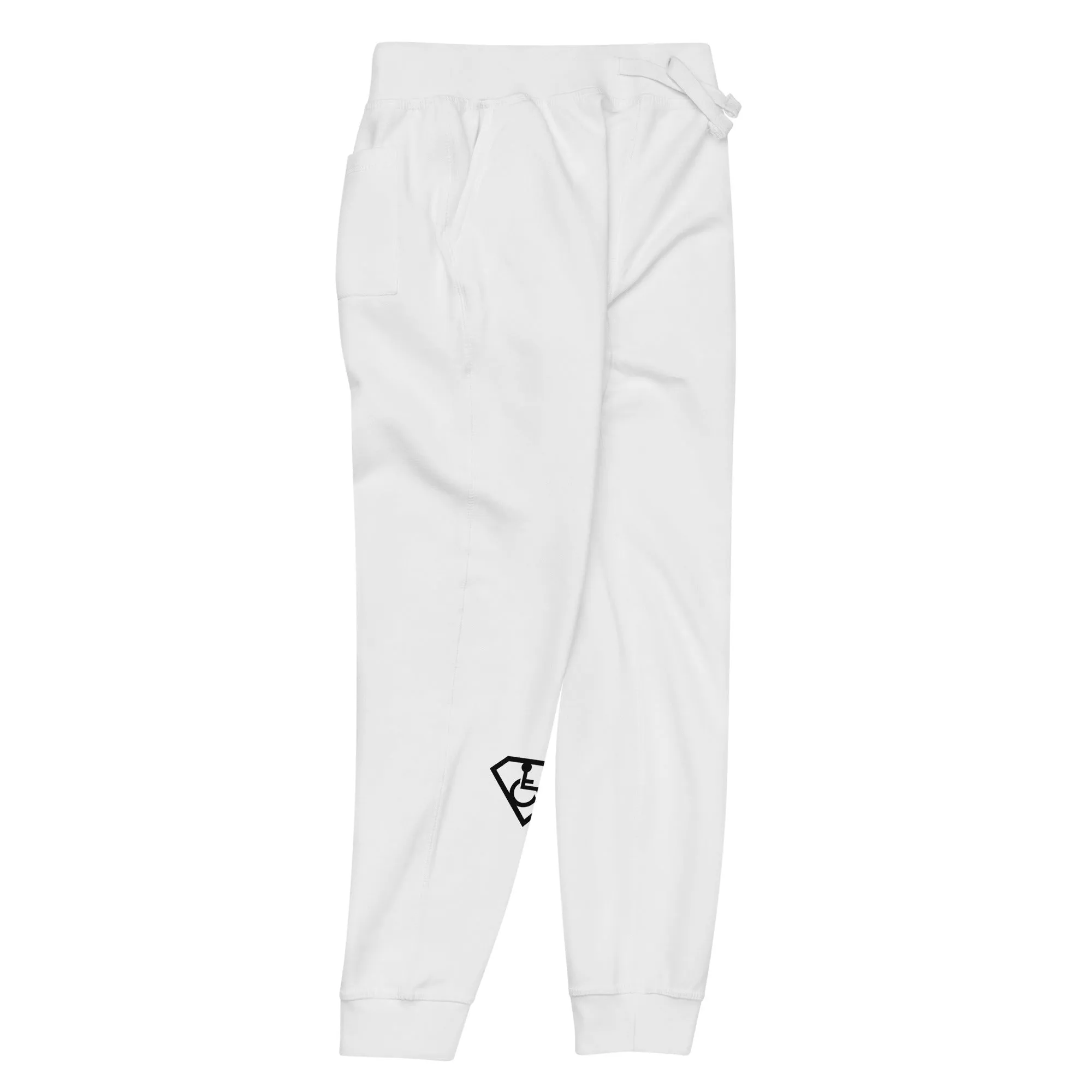 Adaptive Logo White Sweatpants