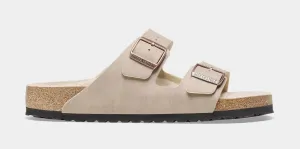 Arizona Shearling Womens Sandals (Beige/Gold)