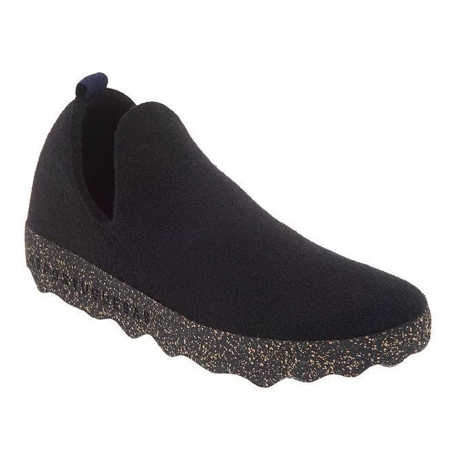 Asportuguesas City Tweed Slip-On - Black