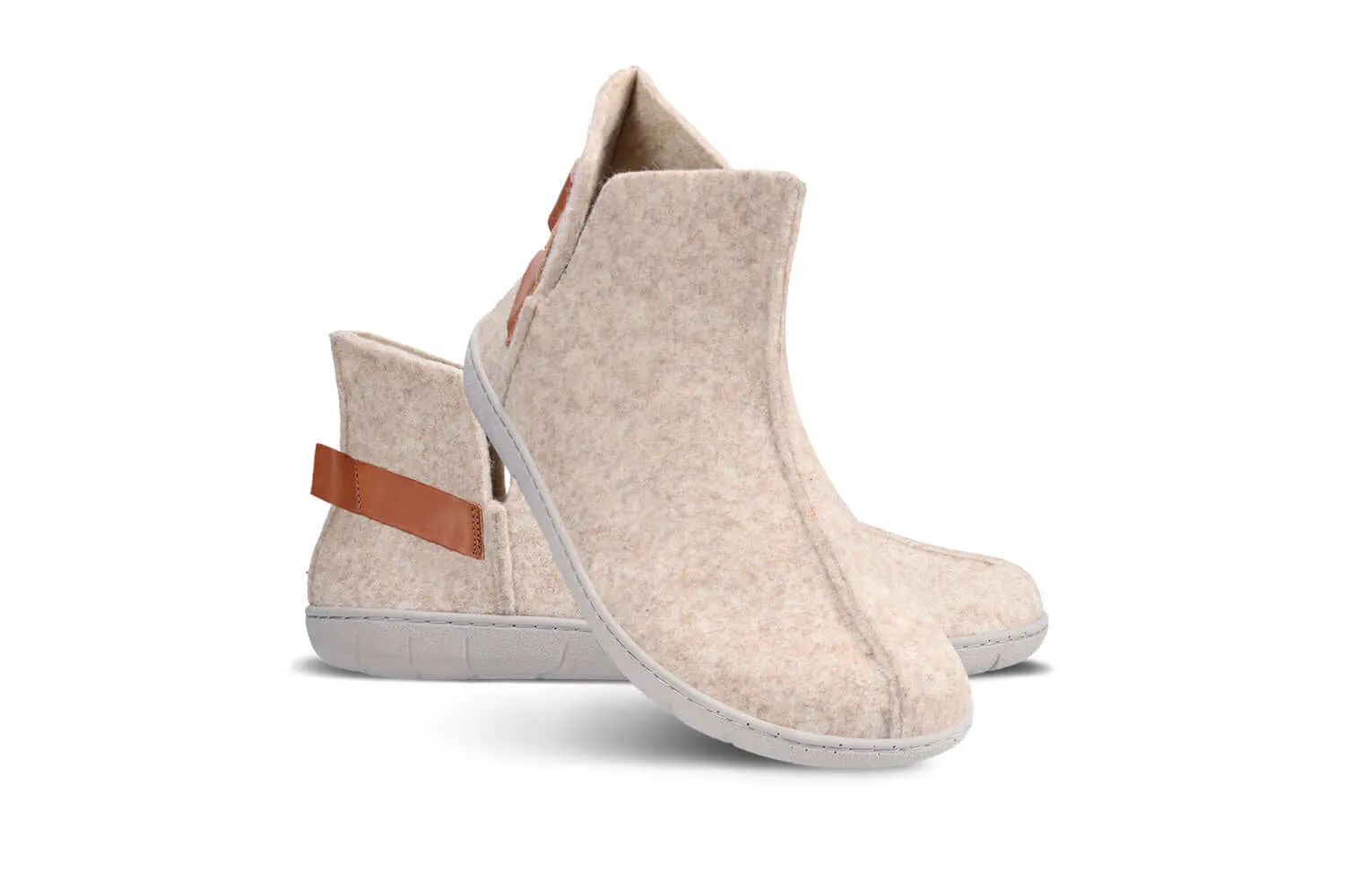 Barefoot slippers Be Lenka Chillax - Ankle-cut - Beige