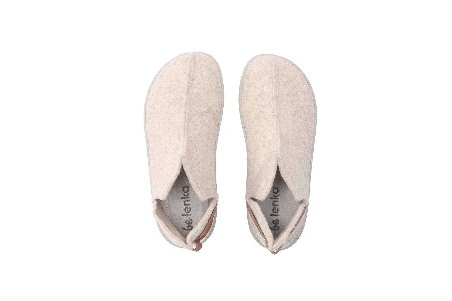 Barefoot slippers Be Lenka Chillax - Ankle-cut - Beige