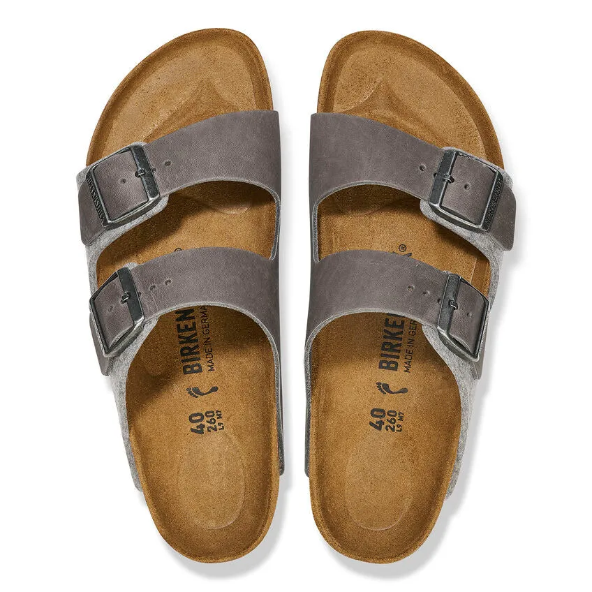 Birkenstock Arizona Natural Leather / Textile / Felt Women's