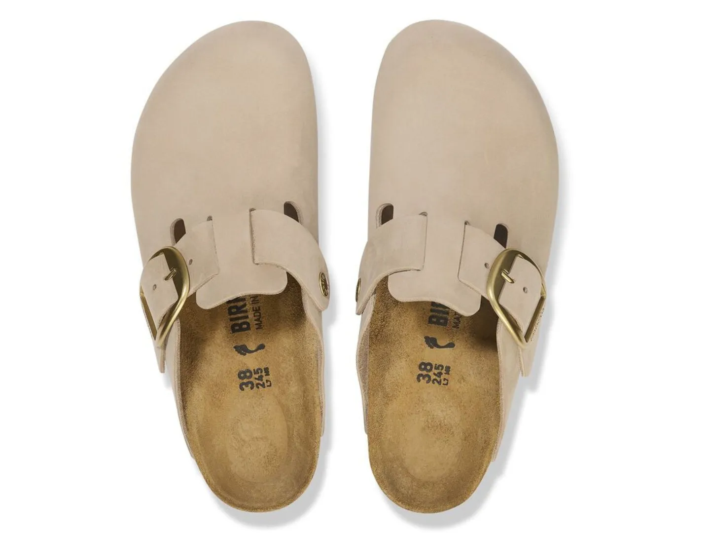 Birkenstock: Boston Big Buckle in Sandcastle