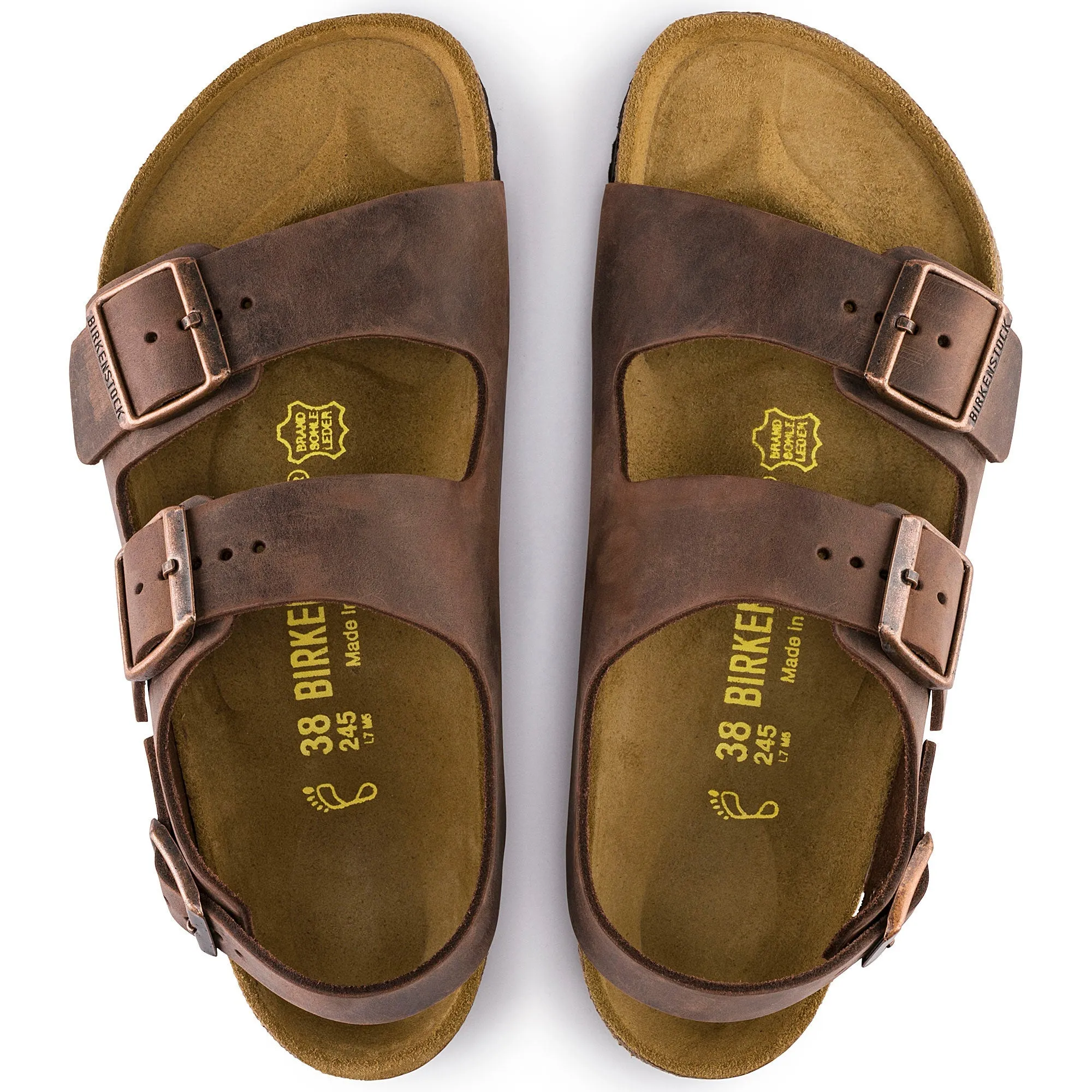 Birkenstock Milano Oiled Leather Color: Habana