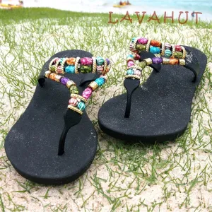 Black Sparkle Karma™ - Pali Hawaii Sandals