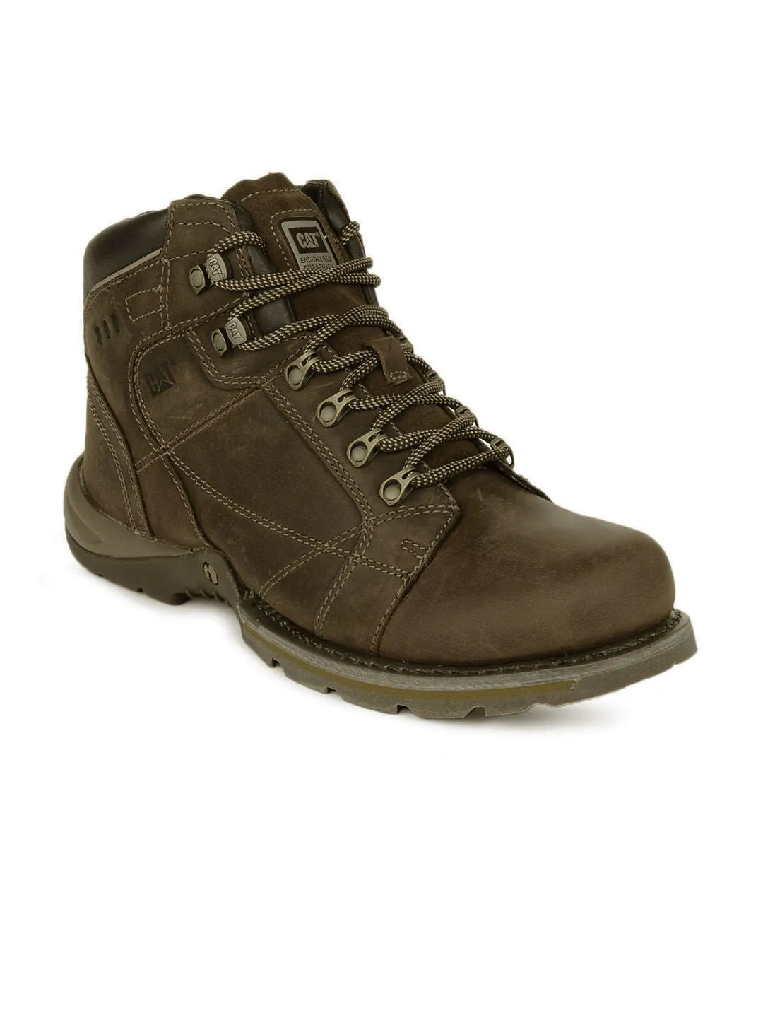 CAT Men Brown Gateway Leather Boots