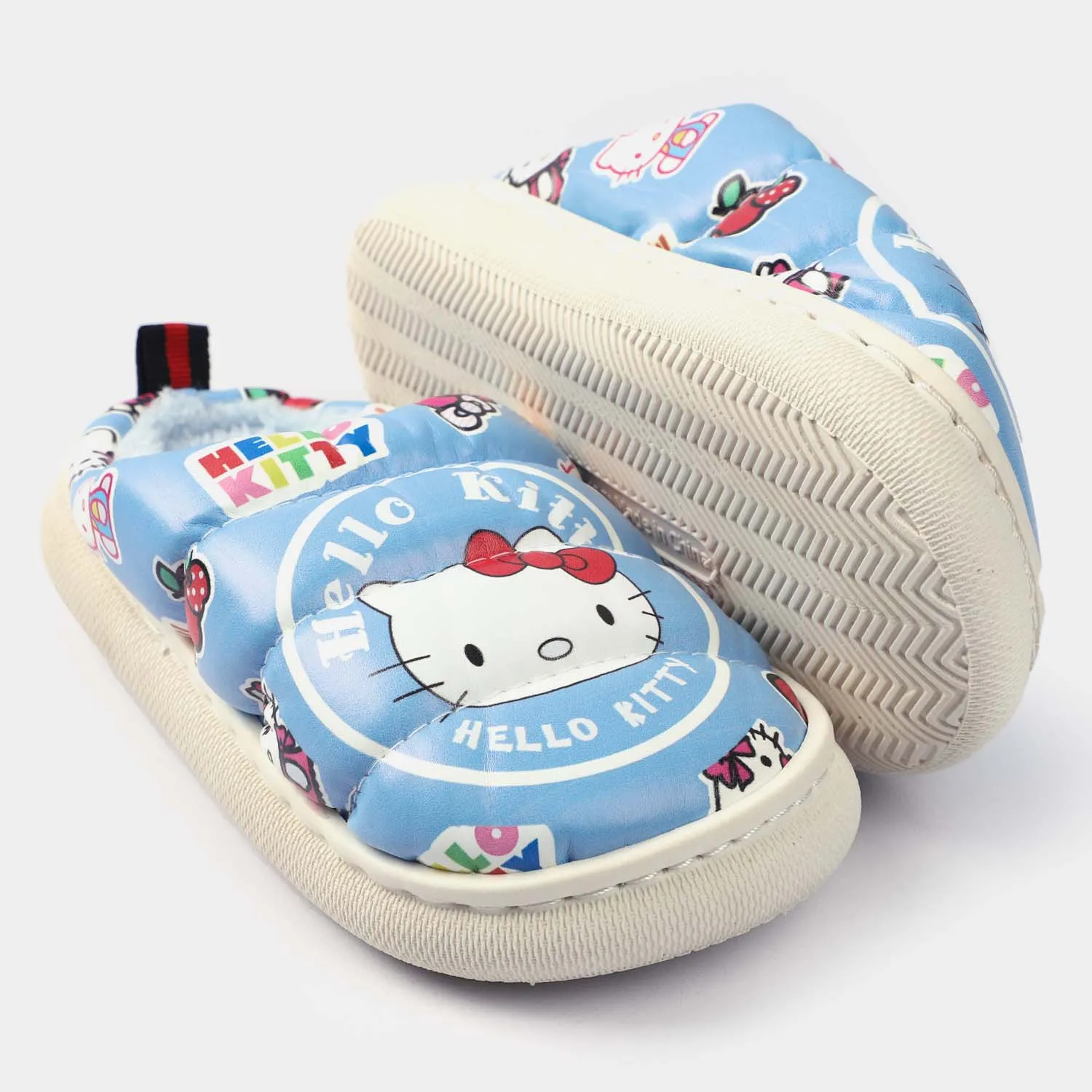 Character Girls Slipper Fur Character-Light Blue