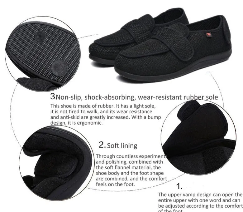 Cilool Ultra-Light Adjustable Velcro Easy Wear Shoes - NW6007