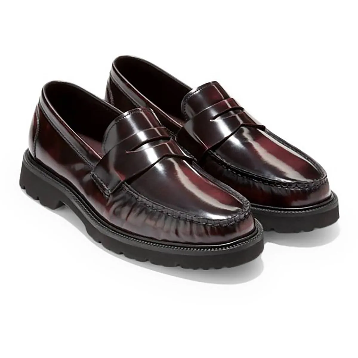 Cole Haan Mens American Class Leather Slip On Loafers