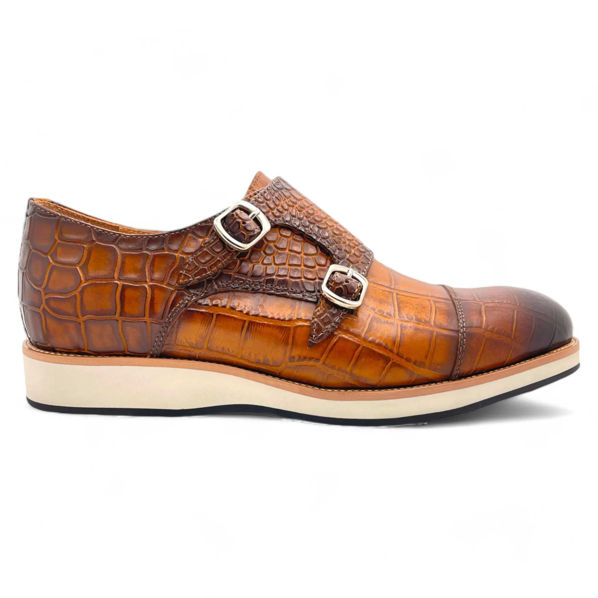 Double Monk Strap Dress Shoe