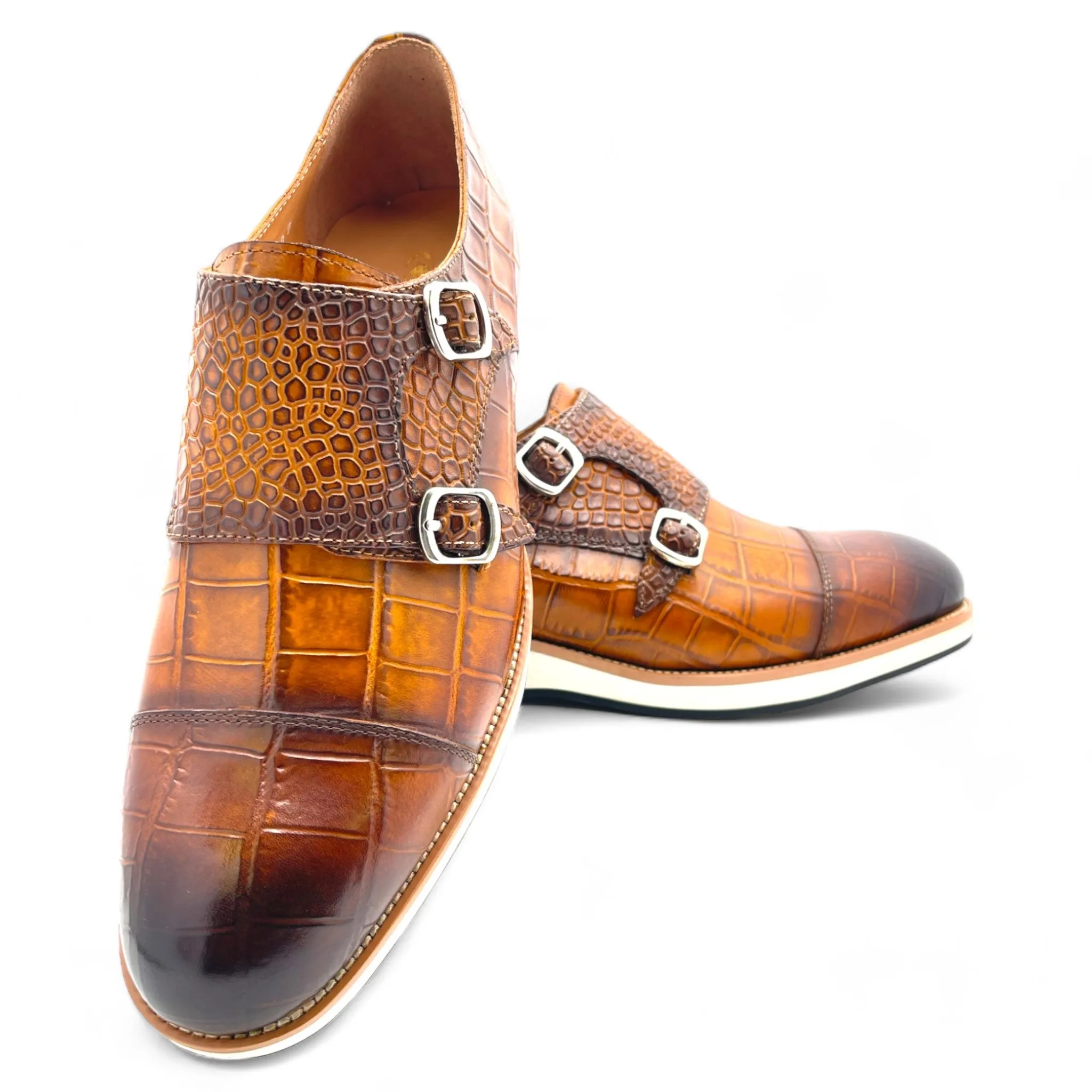 Double Monk Strap Dress Shoe