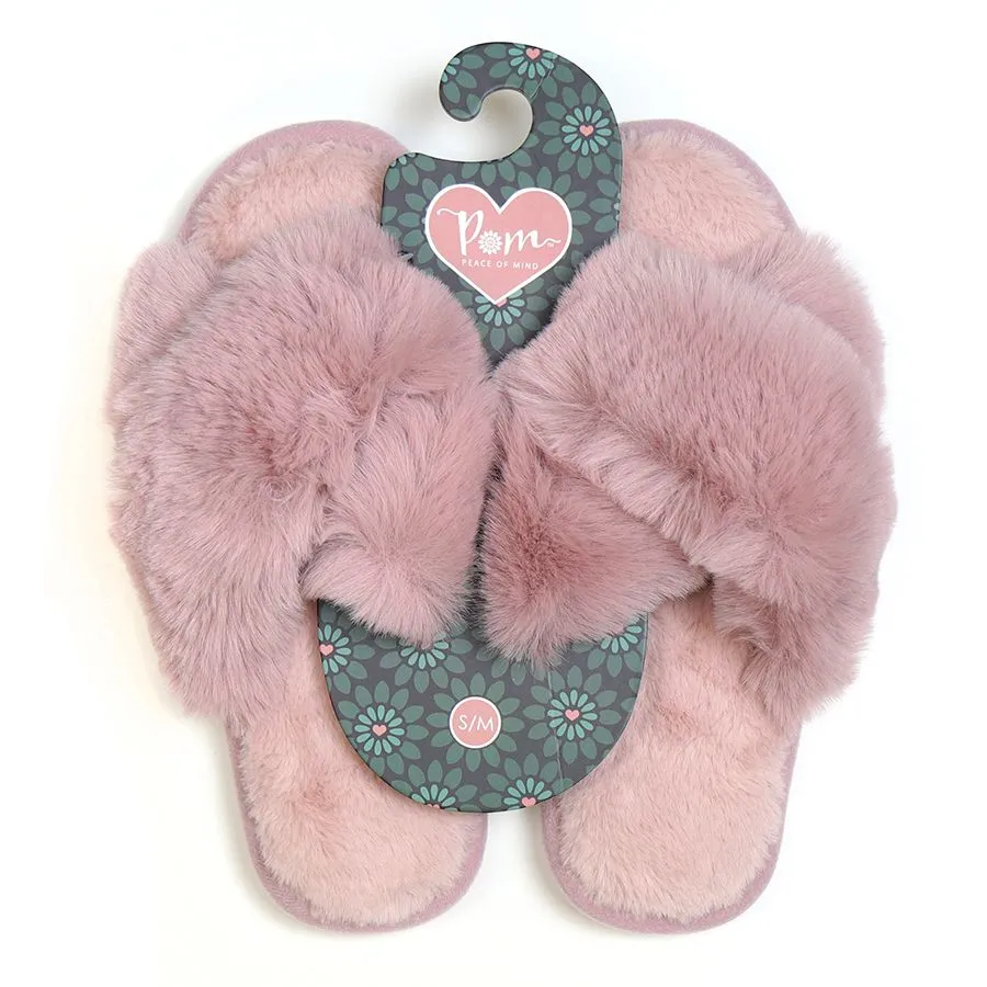 Dusky Rose Luxury Slippers