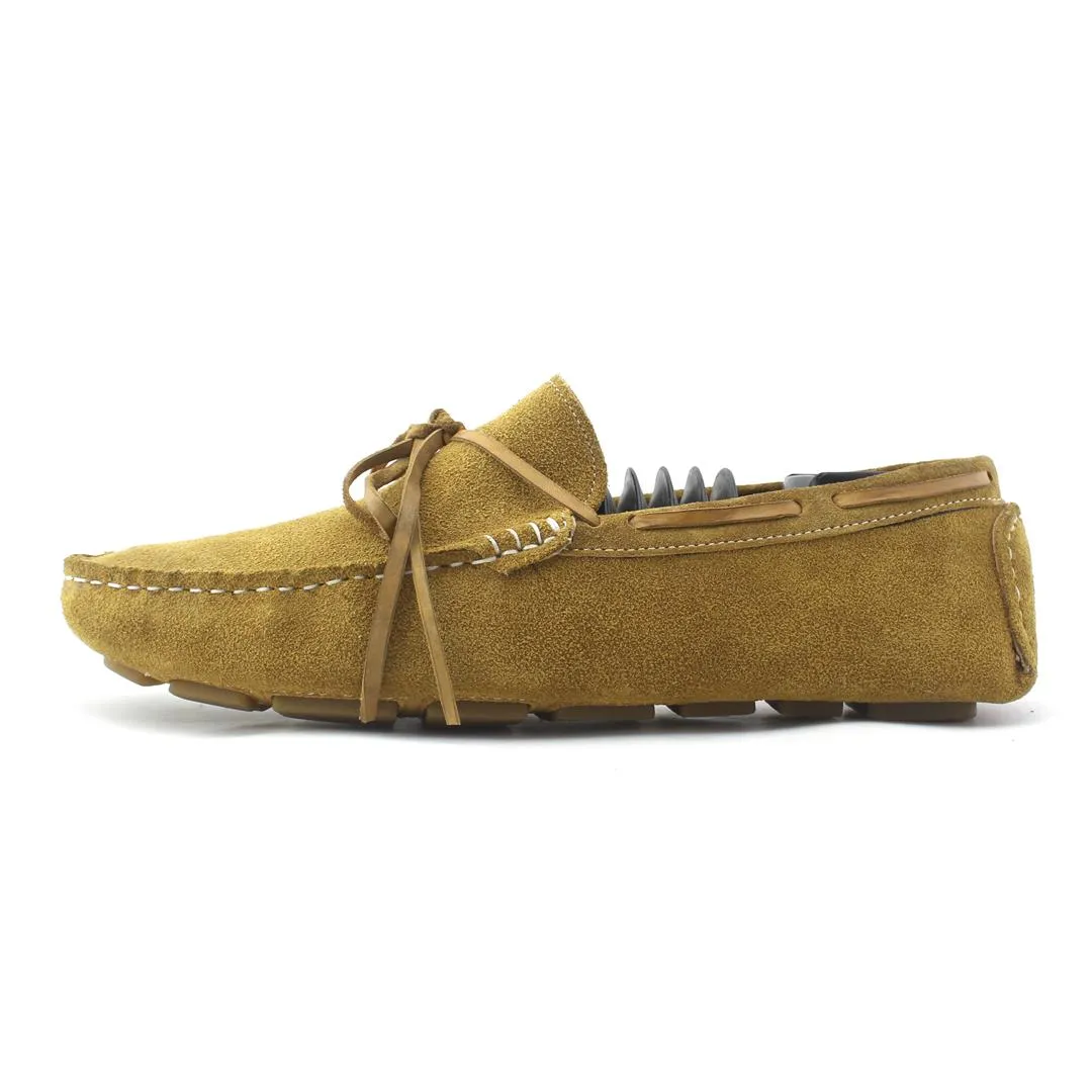 Fadano - Luxe Knot Loafers - Mustard