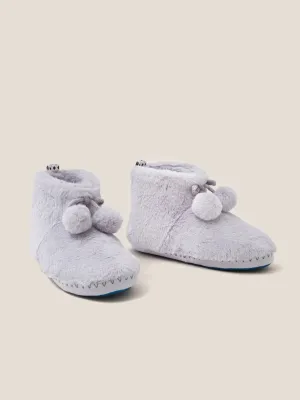 Faux Fur Bootie Slipper