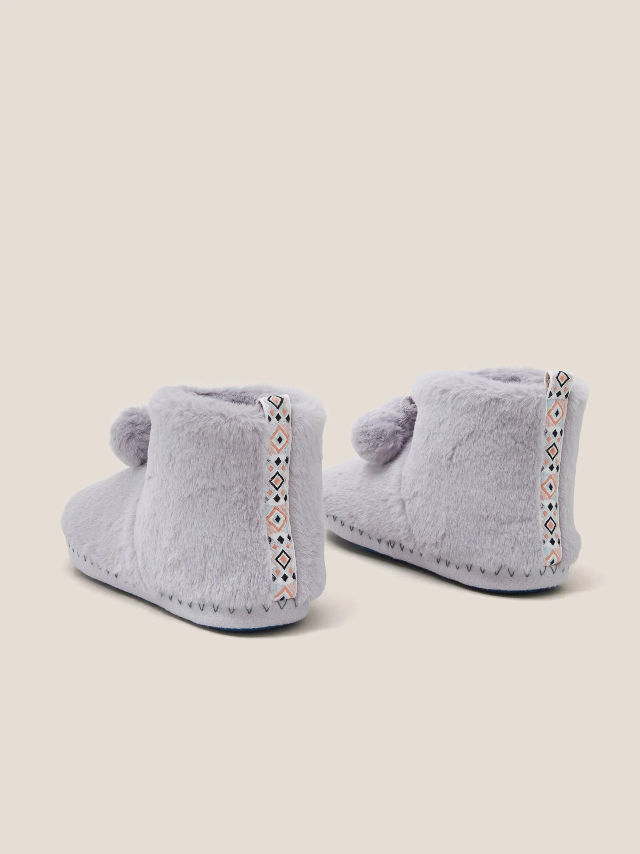 Faux Fur Bootie Slipper