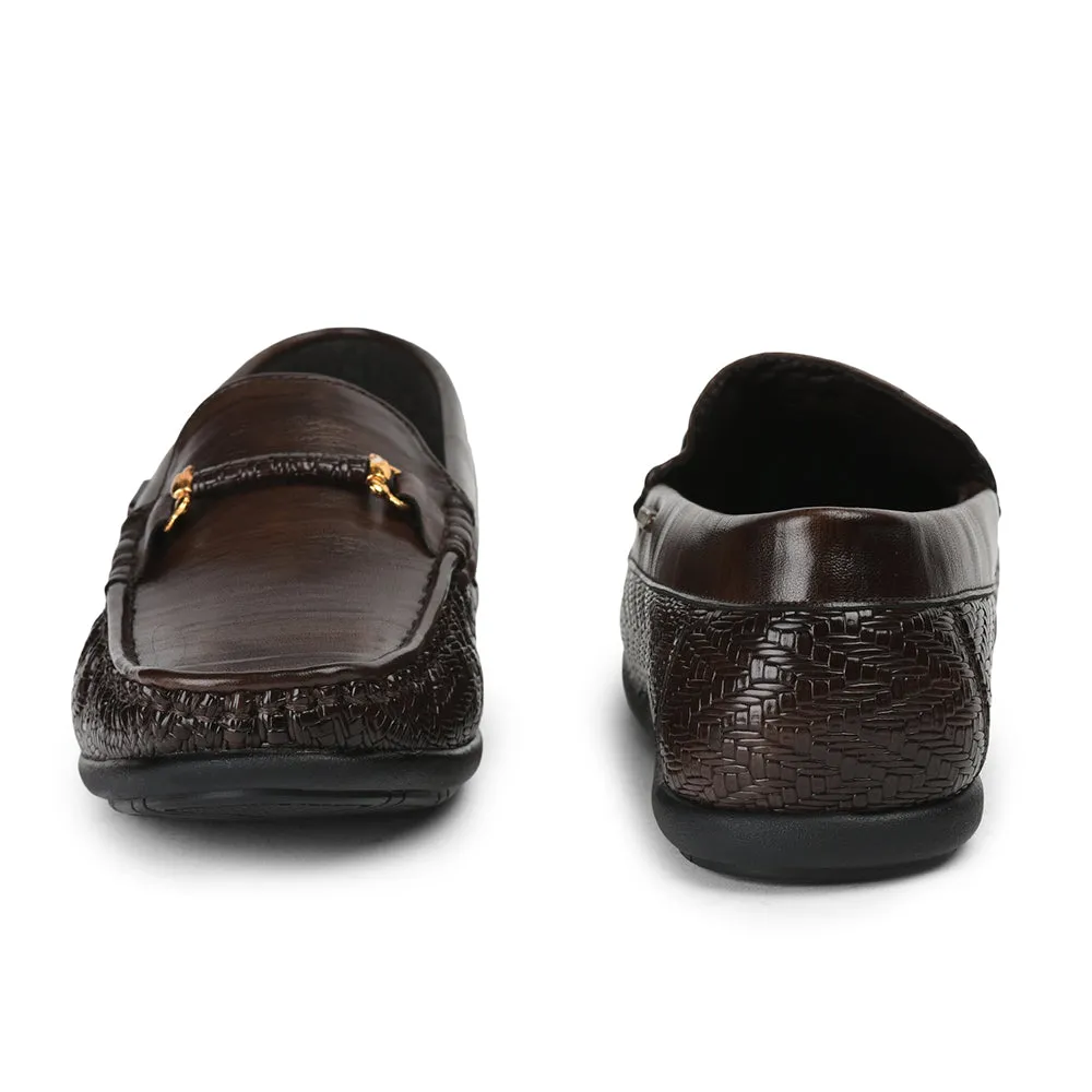 Fortune Formal Brown Loafers For Men JPL-278 By Liberty