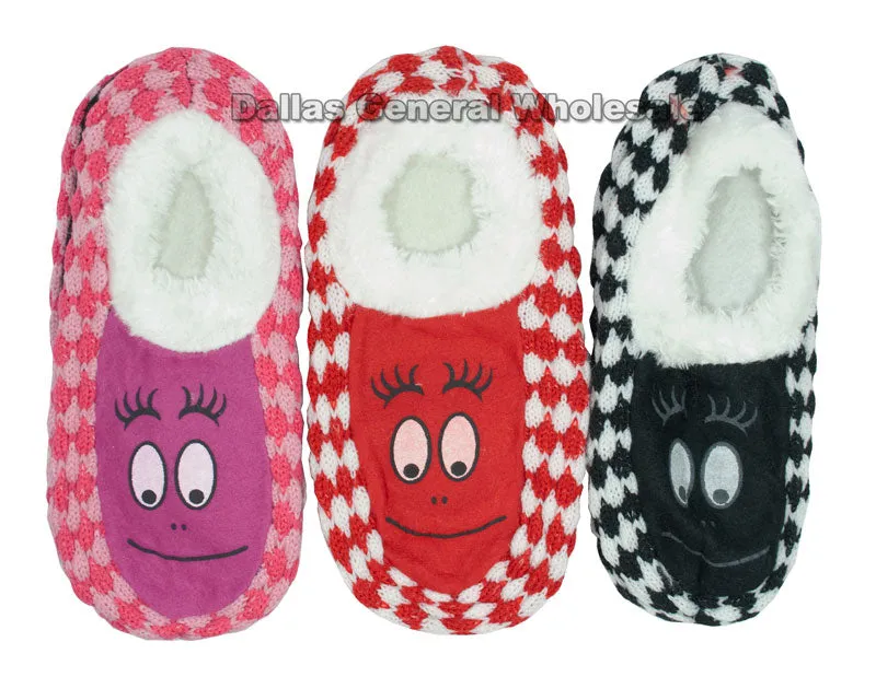 Girls Fur Insulated Sock Slippers Wholesale