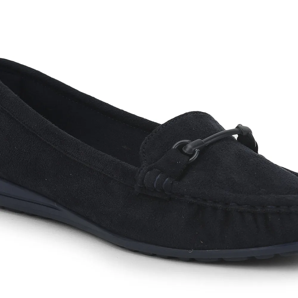 Healers Casual Navy Blue Loafers For Women HM6-10 By Liberty