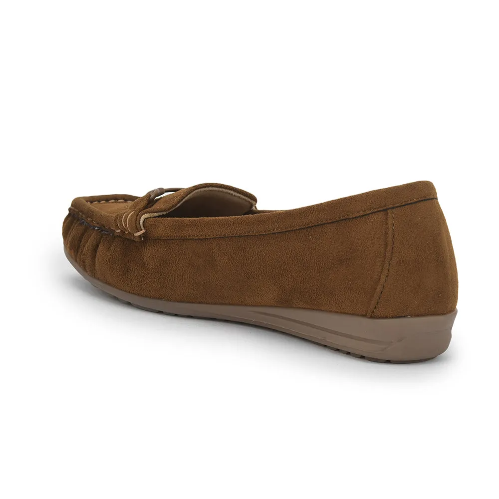 Healers Casual Tan Loafers For Women HM6-10 By Liberty