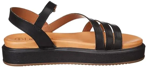 Hush Puppies Women's ELLIE SANDAL (6656142_BLACK_5 UK)