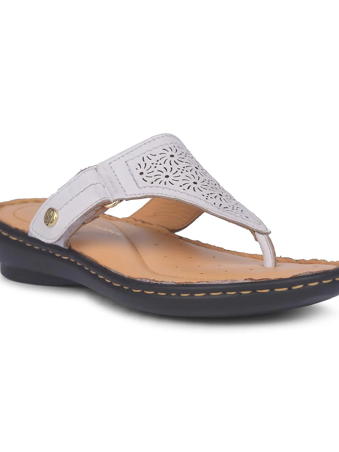 HUSH PUPPIES Women's Hilton Sandal Silver White