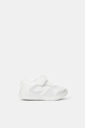 Infant Boys White Slip-On Trainer