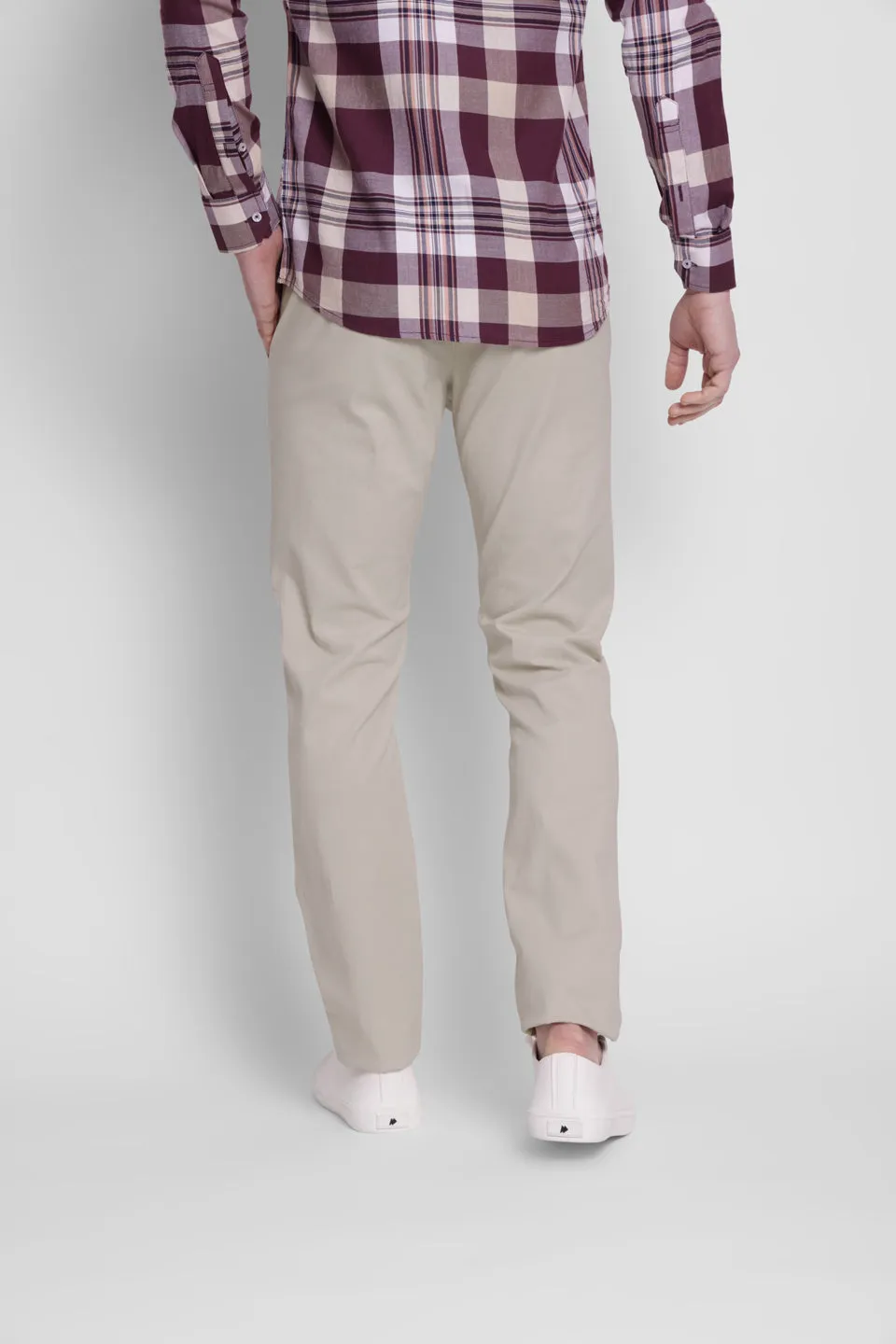 JUMP USA Men Premium Cotton Slim Fit Sustainable Chinos