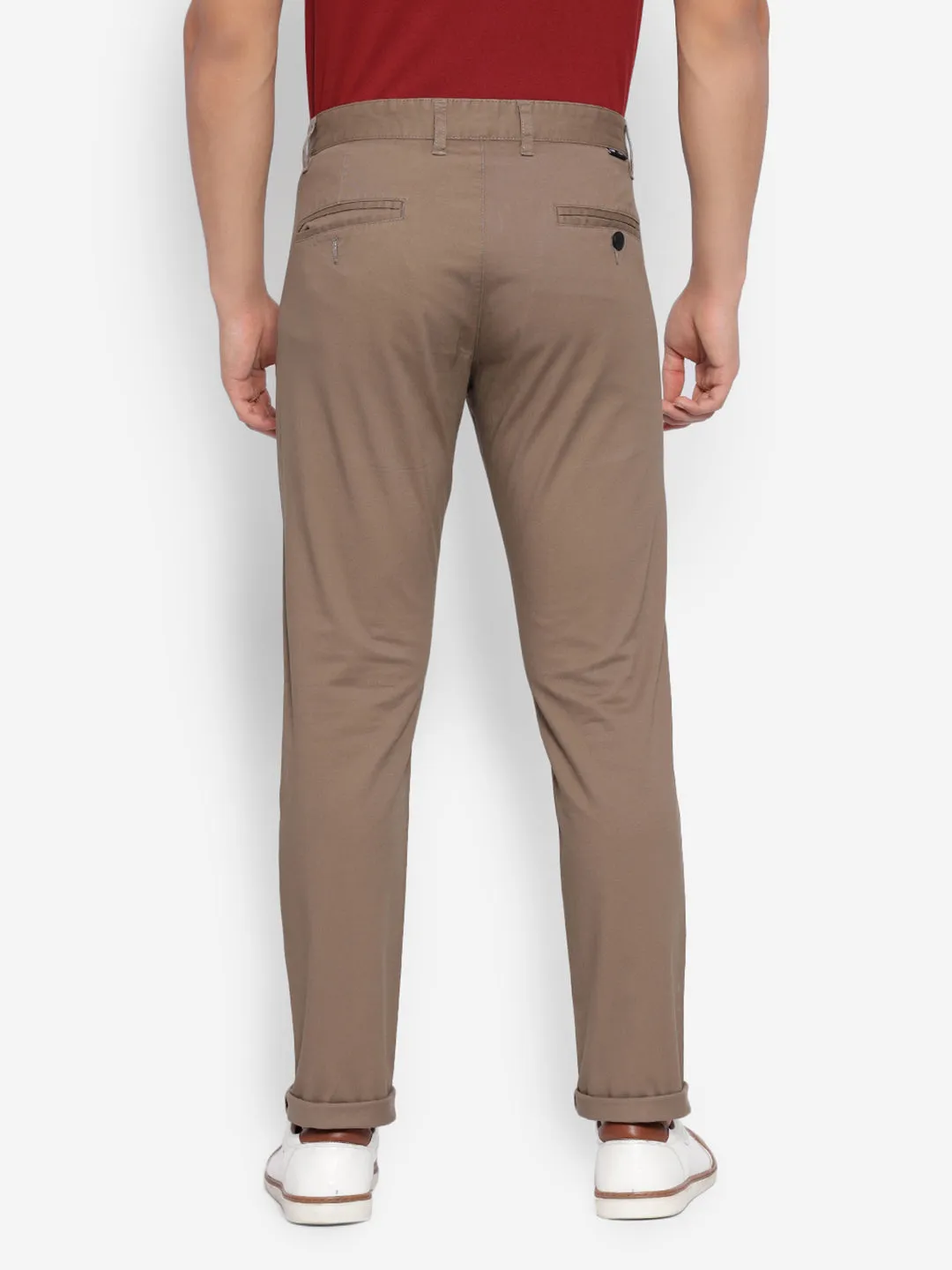 JUMP USA Men Premium Cotton Slim Fit Sustainable Chinos