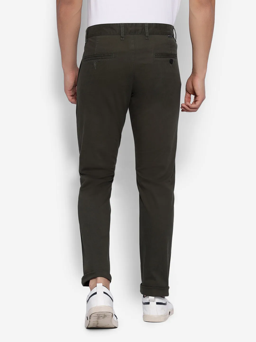 JUMP USA Men Premium Cotton Slim Fit Sustainable Chinos