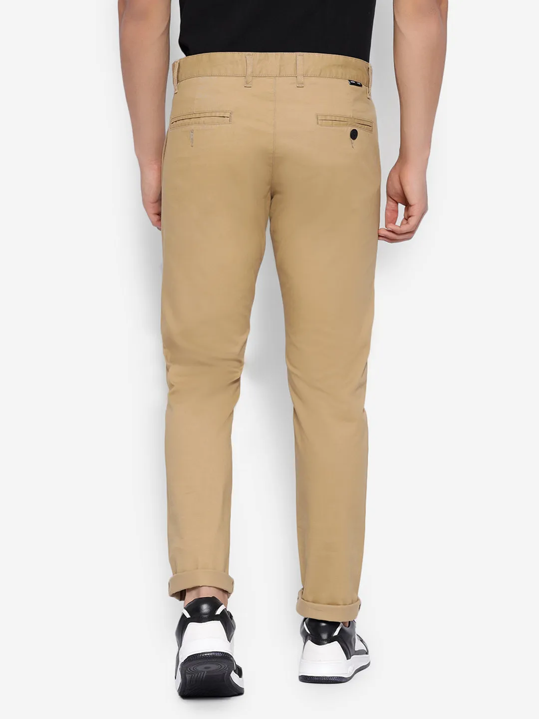 JUMP USA Men Premium Cotton Slim Fit Sustainable Chinos