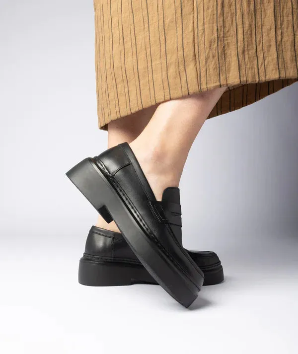 June Loafer - Black Leather / Black Sole