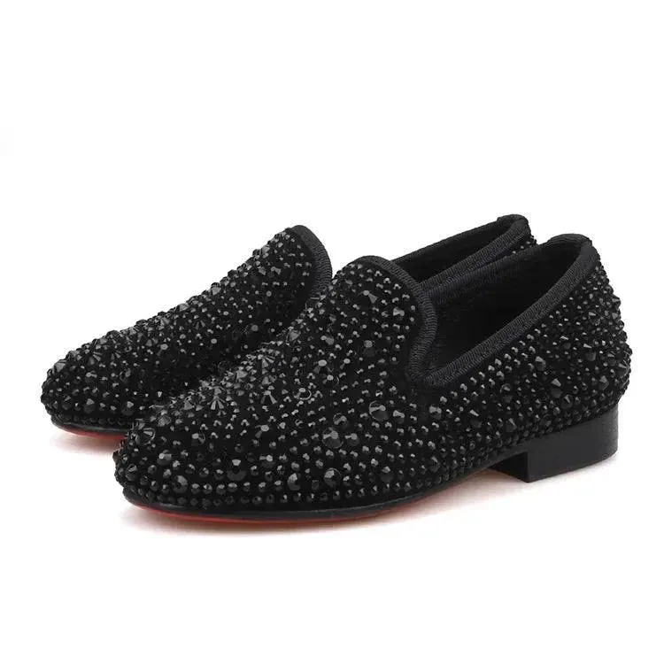 Kids Loafers Rhinestone Loafers: Kids' Loafers Party & Casual Shoes