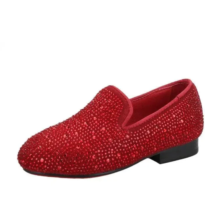 Kids Loafers Rhinestone Loafers: Kids' Loafers Party & Casual Shoes