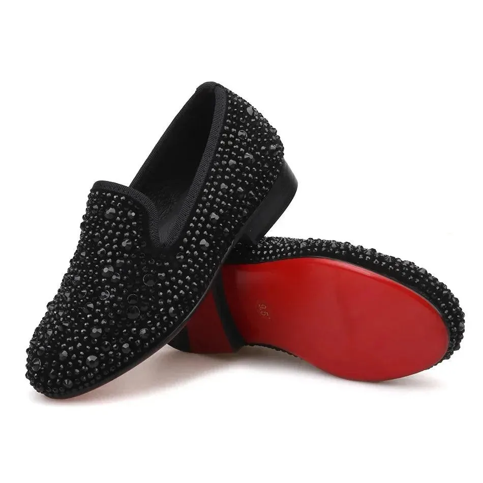 Kids Loafers Rhinestone Loafers: Kids' Loafers Party & Casual Shoes