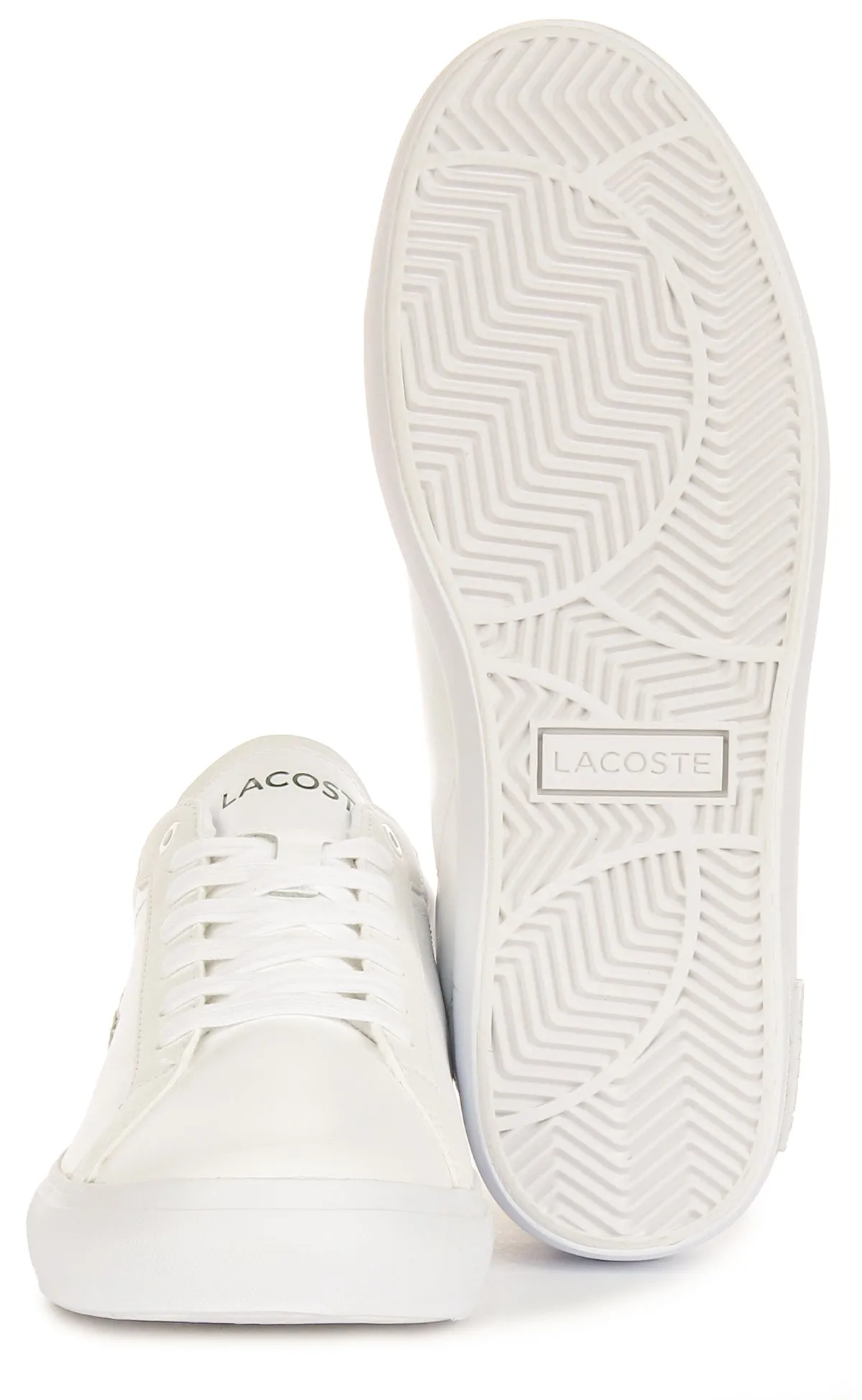 Lacoste Powercourt In White Green For Men