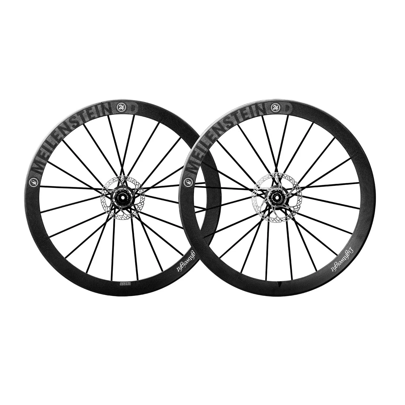 Lightweight Meilenstein 24D Disc Tubular Wheels - Schwarz Edition