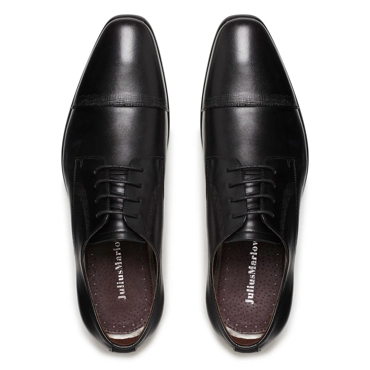 Mens Julius Marlow Jaded Work Leather Black Lace Up Dress Shoes