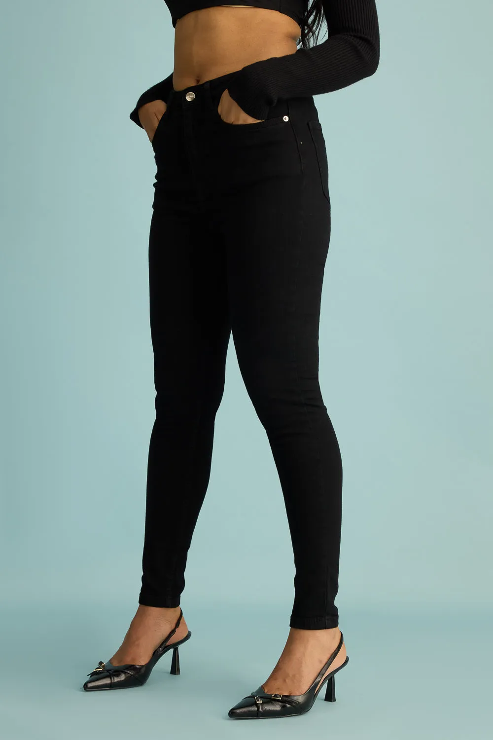 Midnight Stitch Skinny Jeans