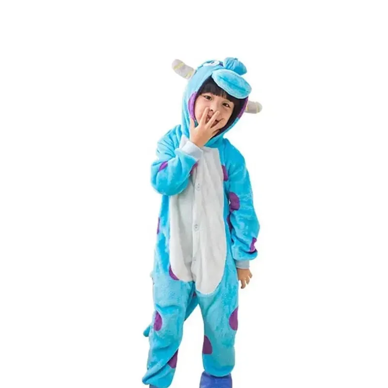 Monster Onesie With Matching Plush Slippers