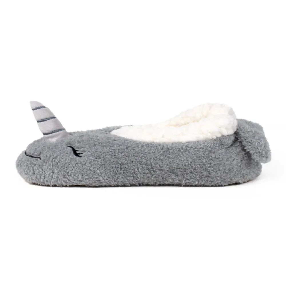 Narwhal Sock Slippers