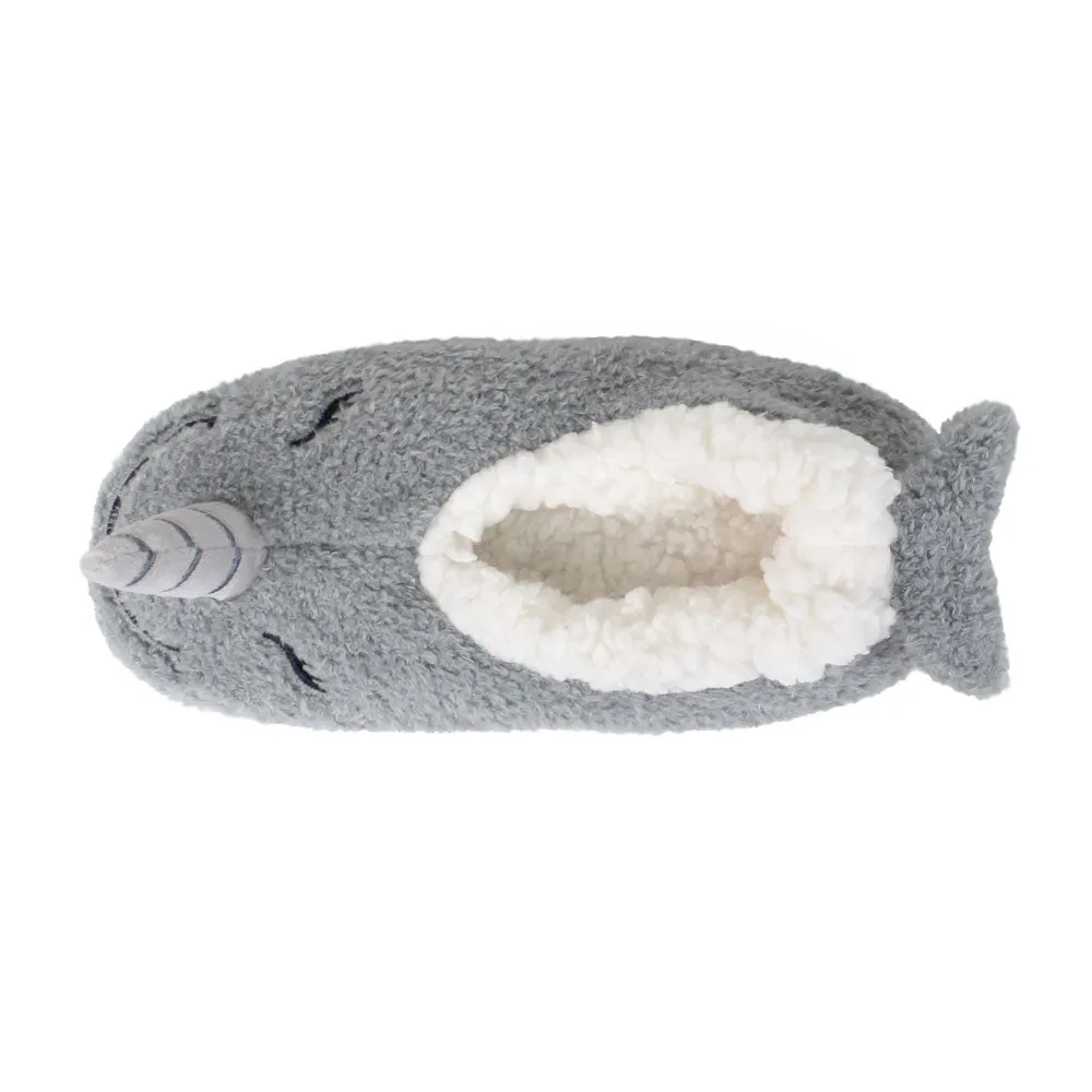 Narwhal Sock Slippers