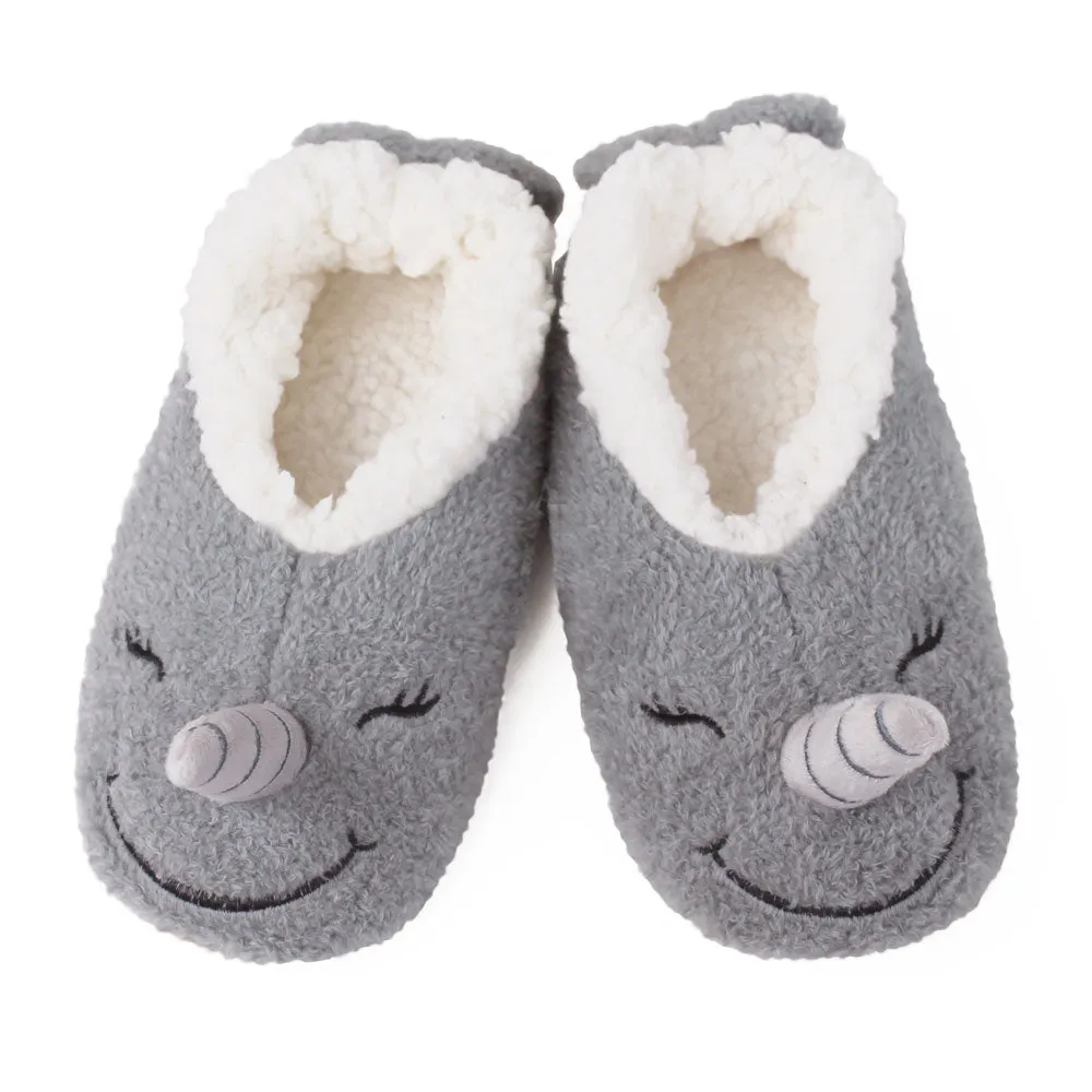 Narwhal Sock Slippers