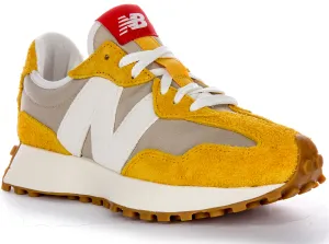 New Balance U327 SB In Grey Yellow Trainers