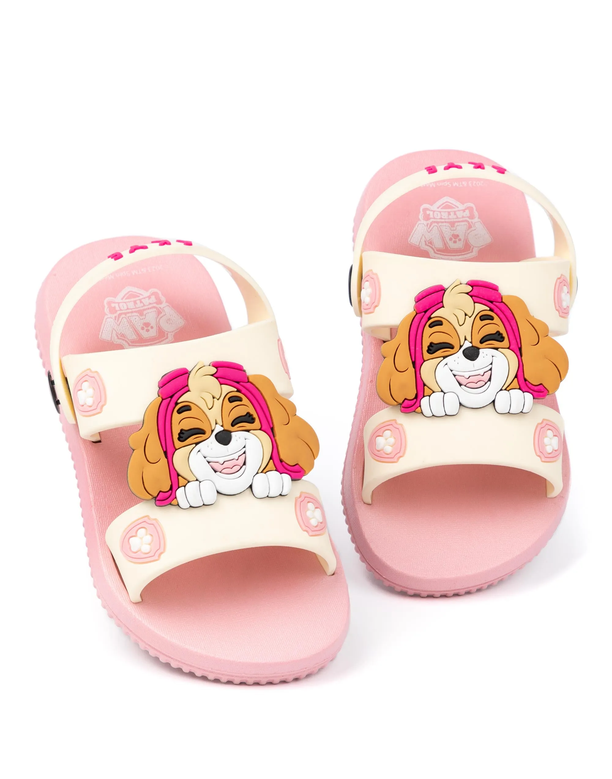 PAW Patrol Girls Pink Skye Summer Slider Sandals