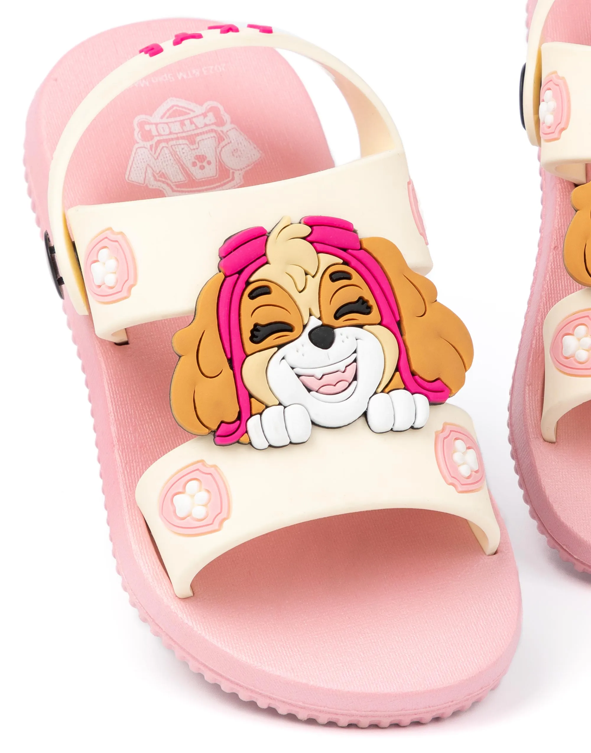 PAW Patrol Girls Pink Skye Summer Slider Sandals