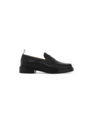 Penny Loafer Pebble Grain Leather Shoes