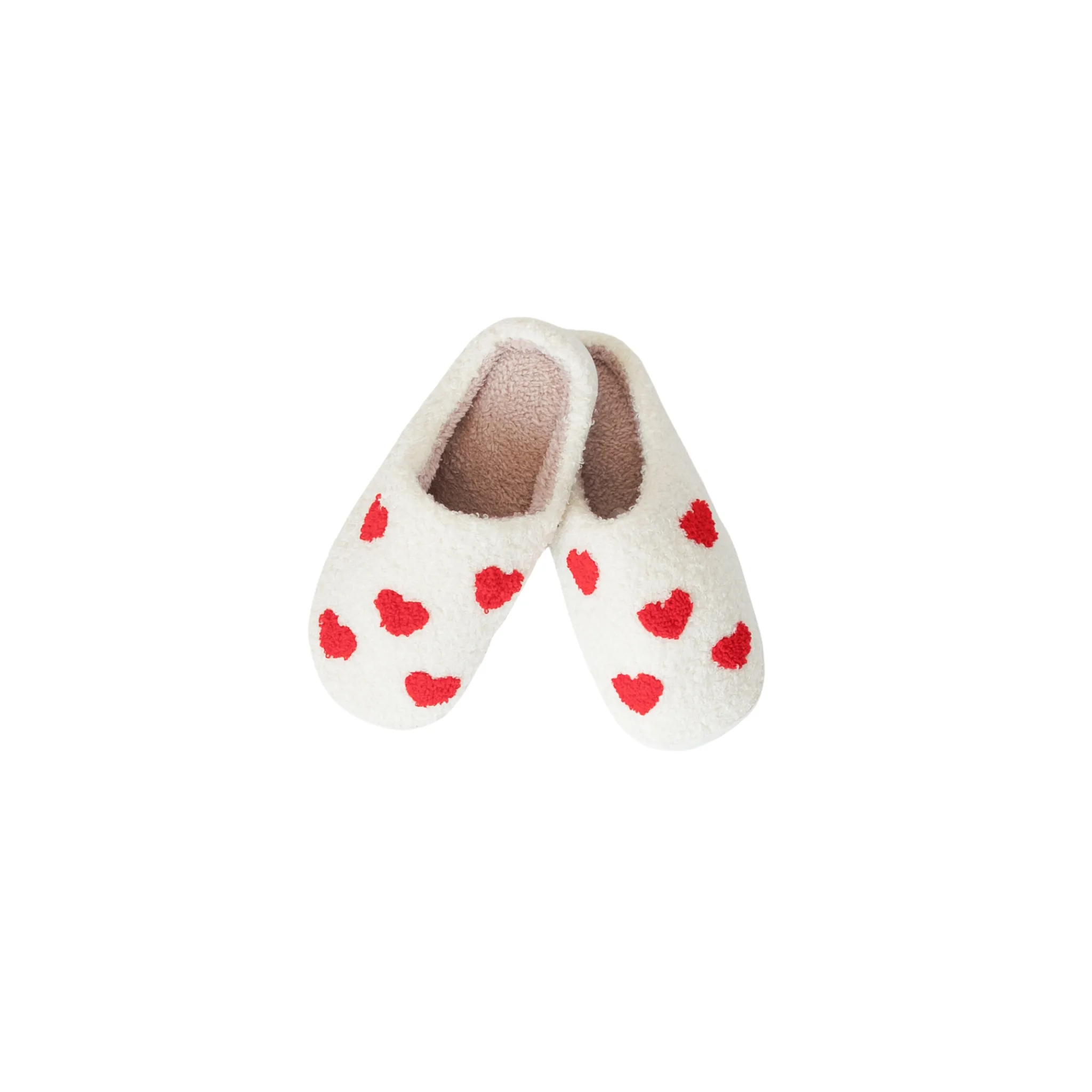 Print Slippers - Small Hearts