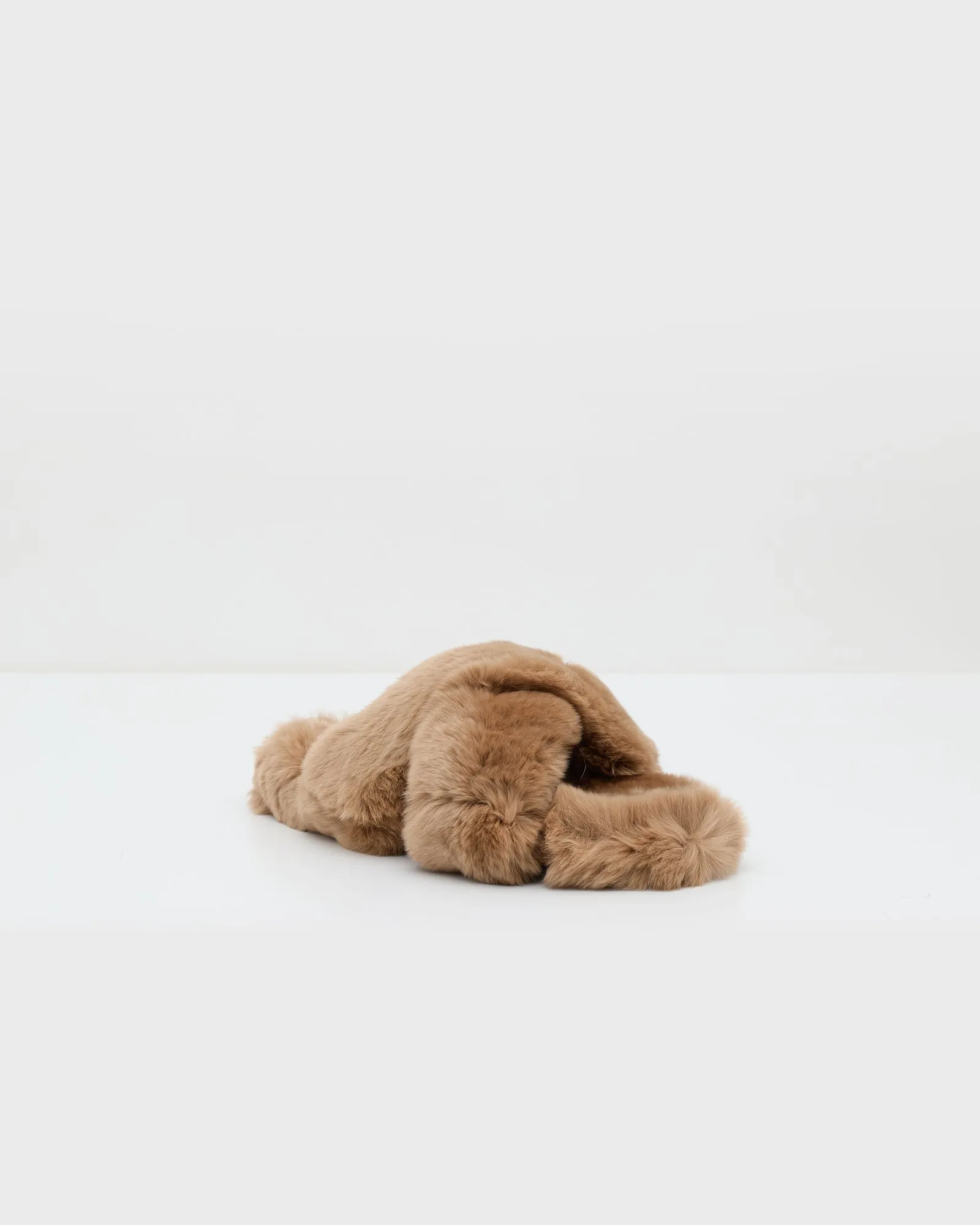 Rex rabbit fur slippers